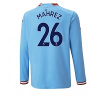 Fotbalové Dres Manchester City Riyad Mahrez #26 Domácí 2022-23 Dlouhý Rukáv